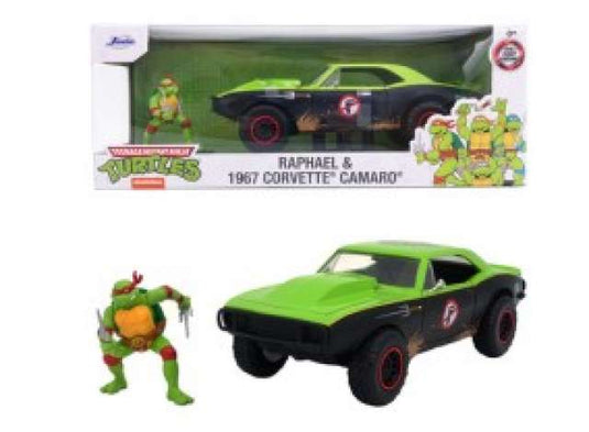 1967 シボレー カマロ タートルズ ラファエロ グリーン/ブラック 劇中車 / JADA 1/24 ミニカー
