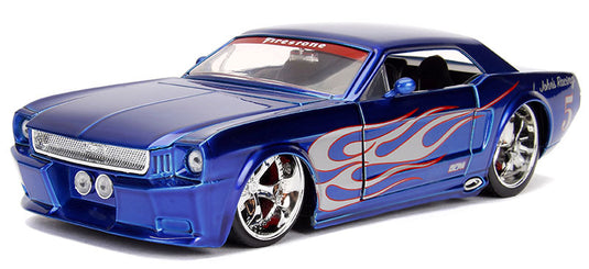 Ford Mustangフォード マスタング GT 1965 ブルー スポーツカー 模型 モデル / JADA 1/24 ミニカー 模型