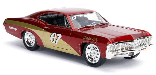 Chevroletシボレー Impalaインパラ Golden Ruby 1967 アメ車 模型 モデル / JADA 1/24 ミニカー 模型
