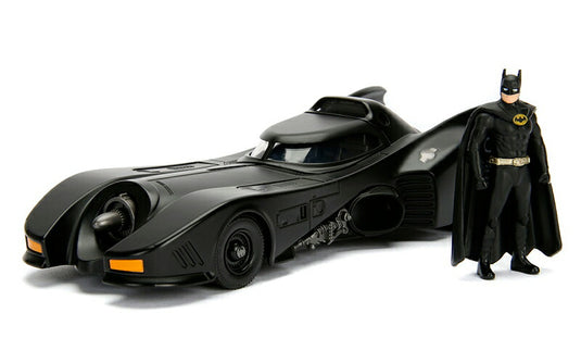 バットモービル バットマン フィギュア付 1989 劇中車 キャラクター 模型 / JADA 1/24 ミニカー 模型