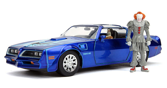 Pontiacポンティアック ファイヤーバード 1977 IT ペニーワイズ 劇中車 模型 / JADA 1/24 ミニカー 模型