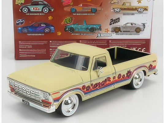 1979 フォード F-150 I Love the 70s クリーム Ford F150 ミニカー / JADA 1/24 ミニカー