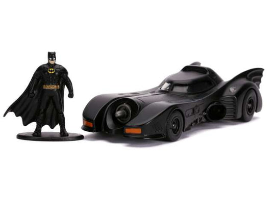1989 バットモービル バットマン フィギュア付 ブラック 映画 劇中車 ミニカー / JADA 1/32 ミニカー