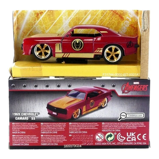 シボレー カマロ 1969 アイアンマン マーベル アベンジャーズ レッド / Jada Toys 1/32 ミニカー