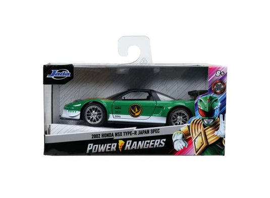 2002 ホンダ NSX Type-R パワーレンジャー仕様 グリーン/ブラウン / JADA 1/32 ミニカー