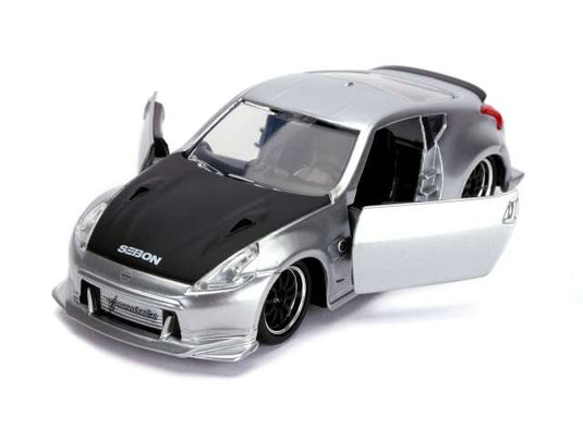 ニッサン 370Z ワイルド・スピード シルバー 劇中車 ミニカー Z34 / JADA 1/32 ミニカー