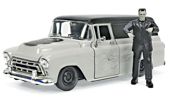 1957 Chevrolet Suburban フランケンシュタイン フィギュア付き ミニカー / JADA 1/24