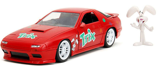 1985 Mazda RX-7 HWR Trix フィギュア付き ミニカー / JADA 1/24