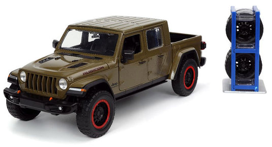 2020 Jeep Gladiator ダークオリーブグリーン 替えホイール付き Just Trucks ミニカー / JADA 1/24