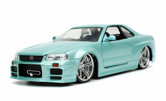 ブライアンのニッサン スカイライン GT-R R34 ワイルド・スピード 劇中車 / JADA 1/24 ミニカー