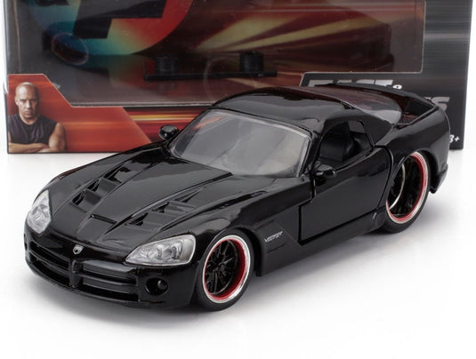 Dodgeダッジ レティ バイパー SRT10 クーペ 2003 ワイルドスピード 7 ブラック TV SERIES - MOVIE / JADA 1/32 ミニカー