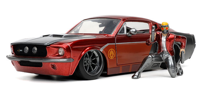 1967 Ford Mustang Shelby スターロード フィギュア付き Hollywood Rides ミニカー / JADA 1/24