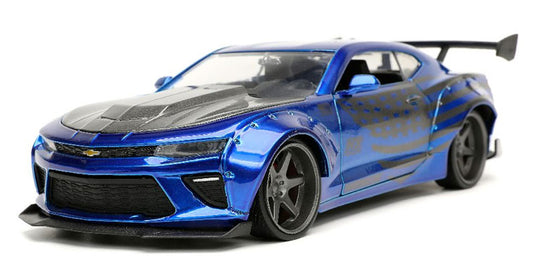 Chevroletシボレー カマロ SS 2016 ブルー/グレー マッスルカー 模型 / JADA 1/24 ミニカー 模型