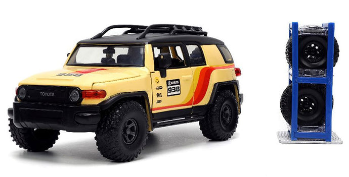 #938 Toyota FJ Cruiser 替えホイール付き Just Trucks ミニカー / JADA 1/24