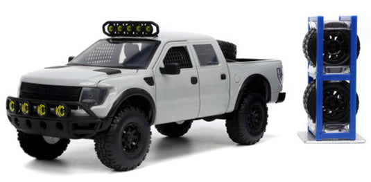 2011 Ford F-150 SVT Raptor ホワイト 替えホイール付き Just Trucks ミニカー / JADA 1/24
