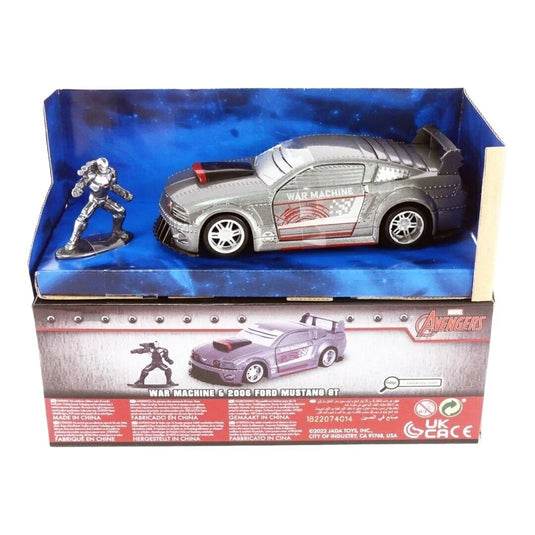 フォード マスタング ウォーマシン 2007 シルバー マーベル アベンジャーズ / Jada Toys 1/32 ミニカー