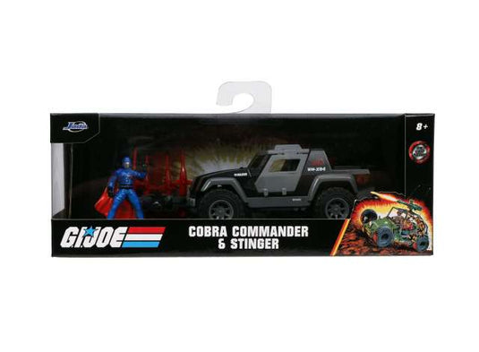コブラ・コマンダー & スティンガー G.I.ジョー ブラック/グレー 劇中車 / JADA 1/32 ミニカー