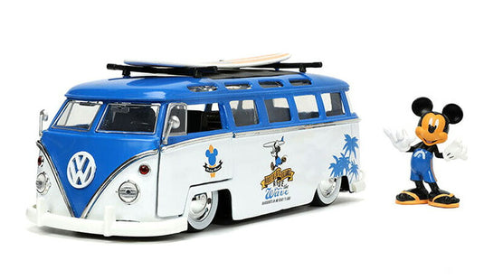 Volkswagenフォルクスワーゲン T1 サーバス ミッキーマウス キャラクター 模型 / JADA 1/24 ミニカー 模型