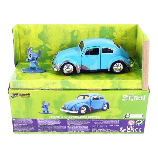 フォルクスワーゲン ビートル 1959 スティッチ ブルー / Jada Toys 1/32 ミニカー