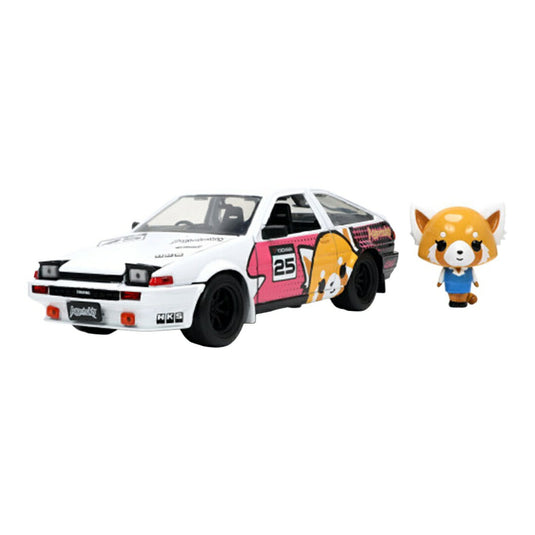 Toyotaトヨタ Trueno (AE86) 1986 with Retsuko Figure / JADA 1/24 模型