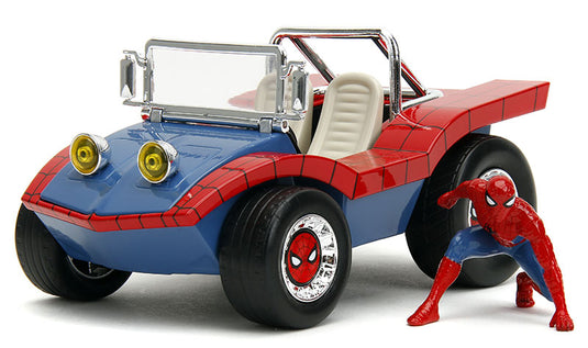 スパイダーマン バギー スパイダーマン フィギュア付き ミニカー / JADA 1/24