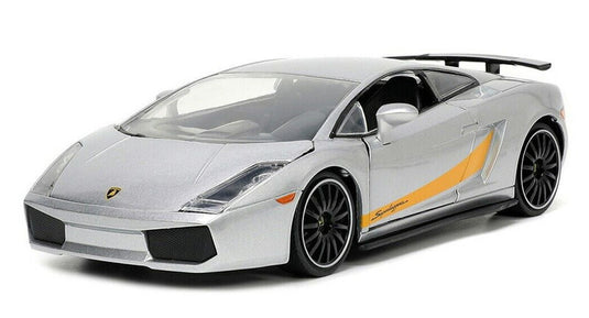 Lamborghiniランボルギーニ ガヤルド Superleggera シルバー スポーツカー / JADA 1/24 ミニカー 模型