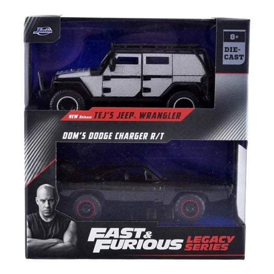 ジープ ラングラー ダッジ チャージャー R/T ワイルドスピード 2台セット / Jada Toys 1/32 ミニカー
