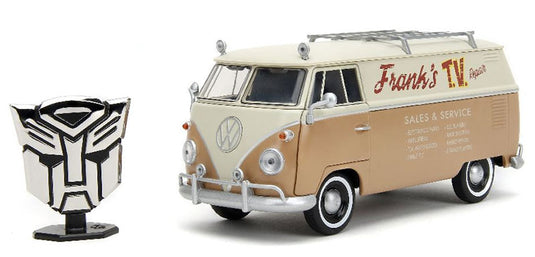 Volkswagen バス ホイルジャック オートボットエンブレム付き トランスフォーマー/ビースト覚醒 ミニカー / JADA 1/24