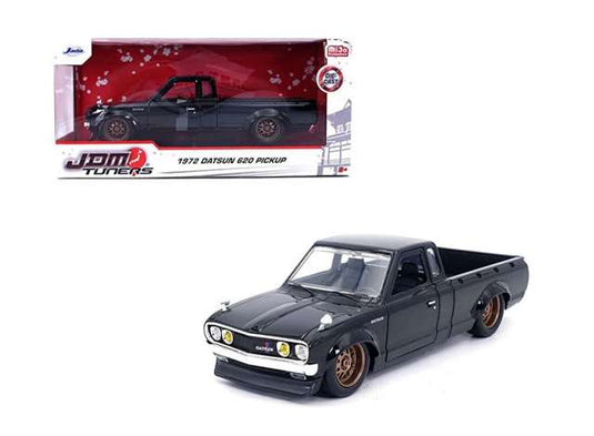 1972 ダットサン 620 ピックアップ ブラック Datsun 620 ミニカー / JADA 1/24 ミニカー
