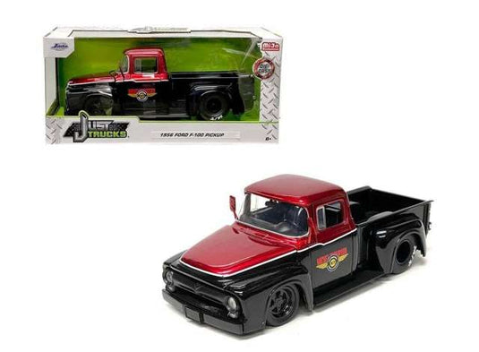 1956 フォード F100 プロストック ミッキー・トンプソン レッド/ブラック / JADA 1/24 ミニカー
