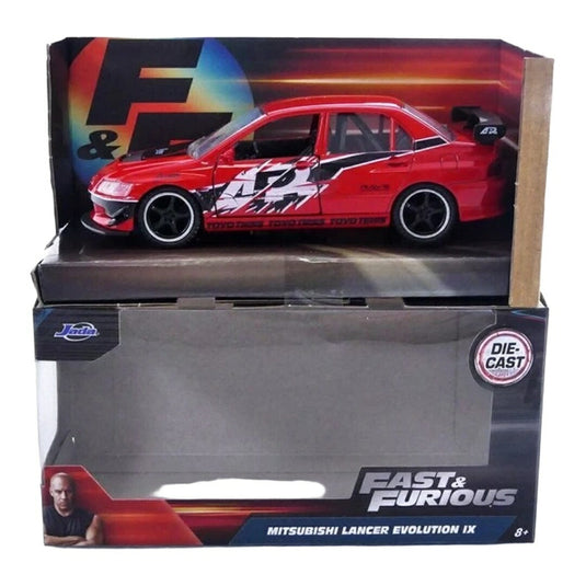 三菱 ランサーエボリューション IX レッド ワイルドスピード / Jada Toys 1/32 ミニカー