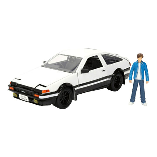 Toyotaトヨタ Trueno AE86 with Takumi Fujiwara Figur 1986 / JADA 1/24 模型
