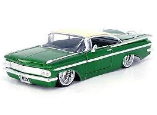1959 シボレー インパラ SS Dub Wire グリーン 1959 Chevy / JADA 1/24 ミニカー