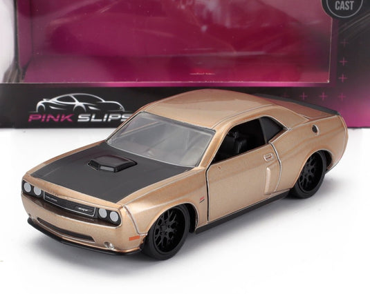 Dodgeダッジ チャレンジャー SRT8 クーペ 2012 ゴールド ブラック / JADA 1/32 ミニカー
