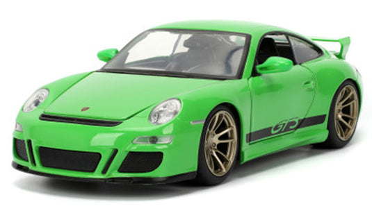 2007 ポルシェ ワイルド・スピード F10 グリーン 劇中車 ミニカー / JADA 1/24 ミニカー