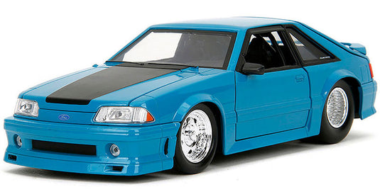 ジェイコブ 1989 Ford Mustang GT ブルー ワイルドスピード ミニカー / JADA 1/24