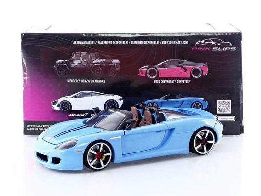 ポルシェ カレラGT 2005 ブルー / Jada Toys 1/24 ミニカー