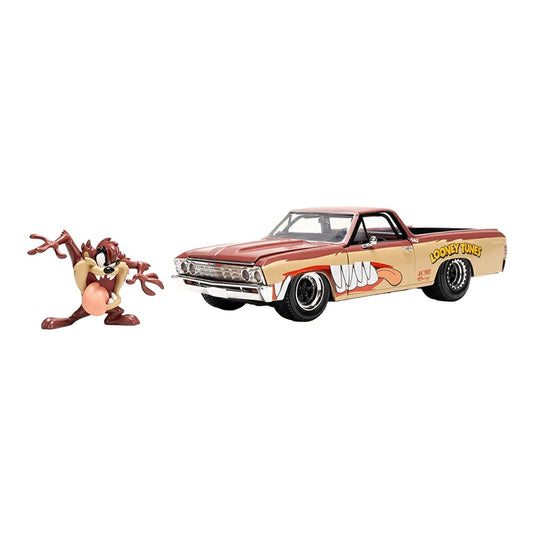 Chevroletシボレー El Camino 1967 Tasmanian Devil Figuタズマニアンデビルフィギュア / JADA 1/24 模型