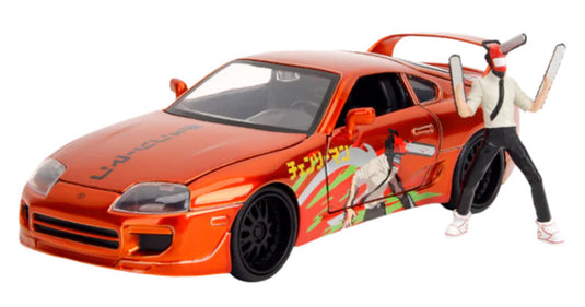 1995 Toyota Supra チェンソーマンフィギュア付き ミニカー / JADA 1/24