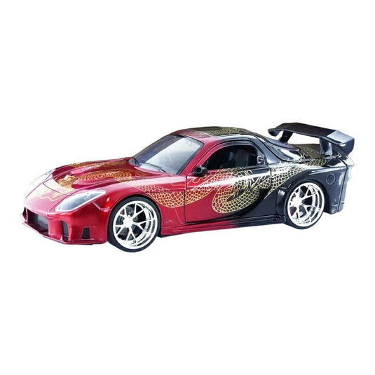 マツダ RX-7 ワイドボディ 1995 レッド/ブラック ワイルドスピード / Jada Toys 1/24 ミニカー