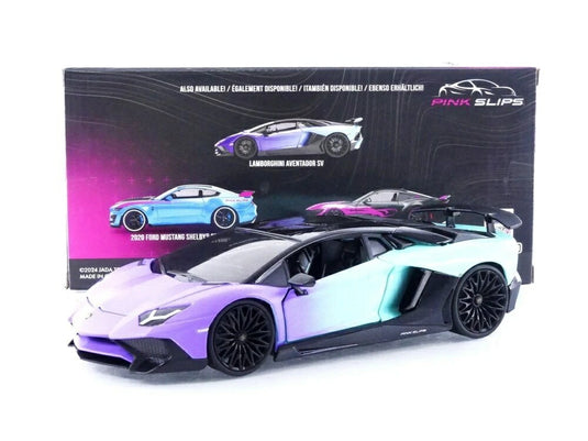 ランボルギーニ アヴェンタドール SV パープル ピンクスリップス / Jada Toys 1/24 ミニカー