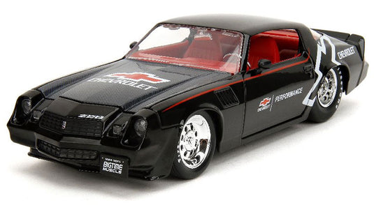 Chevroletシボレー カマロ 1976 ブラック マッスルカー 模型 ダイキャスト モデル / JADA 1/24 ミニカー 模型