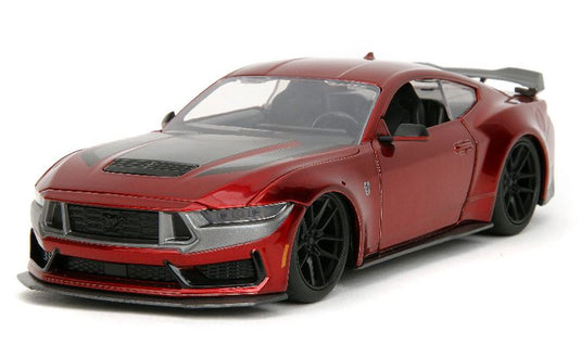 Ford Mustangフォード マスタング Dark Horse 2024 レッド スポーツカー 模型 / JADA 1/24 ミニカー 模型