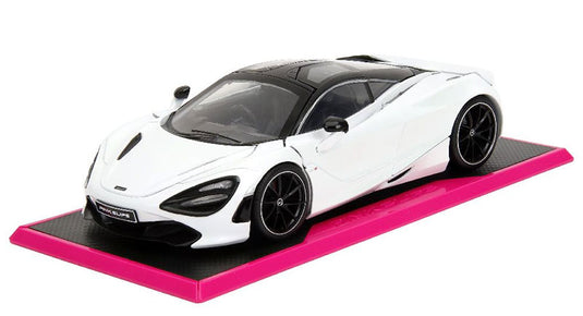 McLarenマクラーレン 720S ホワイト 台座付 スポーツカー 模型 モデル / JADA 1/24 ミニカー 模型