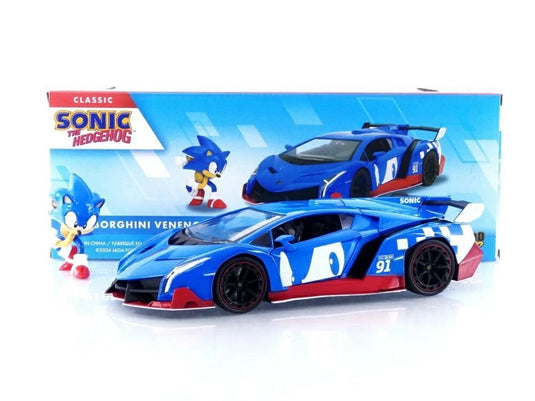 ランボルギーニ ヴェネーノ ソニック・ザ・ヘッジホッグ フィギュア付き ブルー