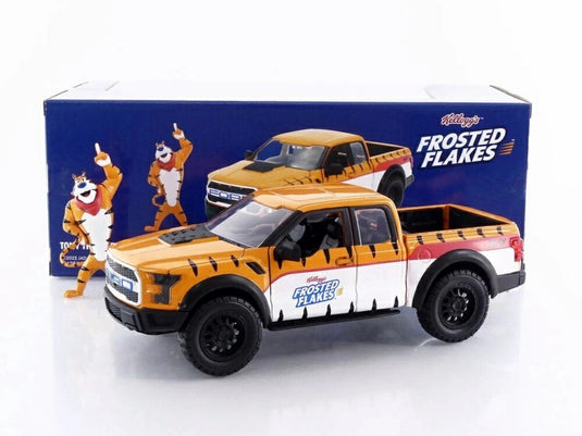 フォード F-150 ラプター トニー・ザ・タイガー フィギュア付き 2017 オレンジ / Jada Toys 1/24 ミニカー