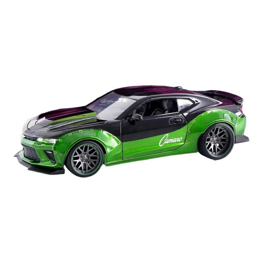 シボレー カマロ SS 2016 グリーン ピンクスリップス / Jada Toys 1/24 ミニカー