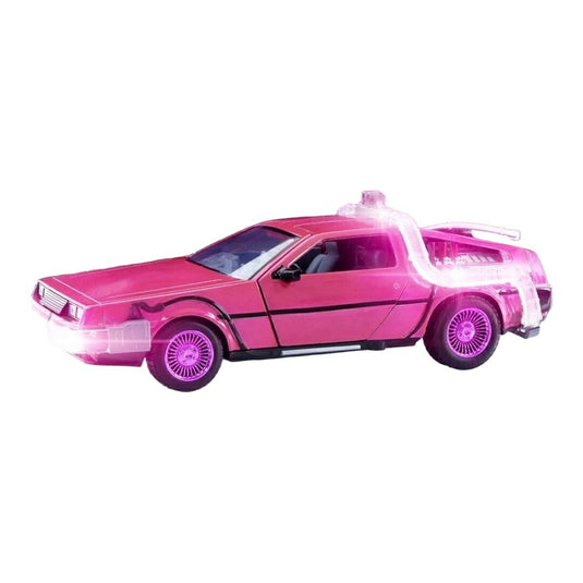 デロリアン タイムマシン バック・トゥ・ザ・フューチャー 1985 ピンク / Jada Toys 1/24 ミニカー