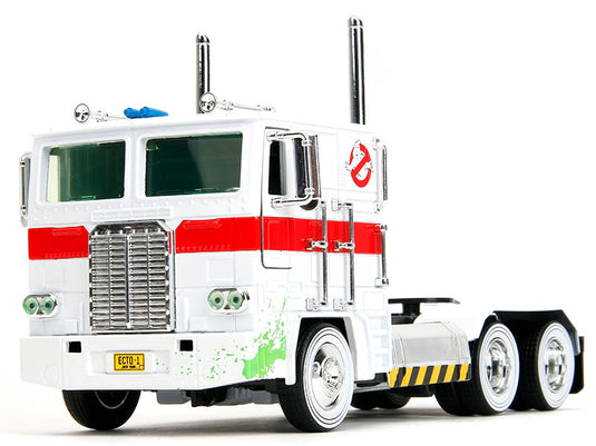 ゴーストバスターズ x トランスフォーマー オプティマスプライム G1 マッシュアップ 40周年記念 ミニカー / JADA 1/24