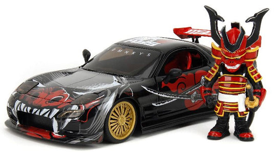 1993 Mazda RX-7 サル フィギュア付き ミニカー / JADA 1/24